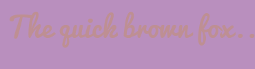 Image with Font Color BE8F93 and Background Color B98FBE